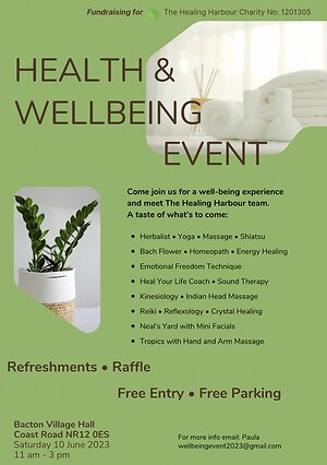 Blog. Bacton Well-being Event - June 2023